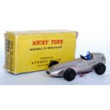 A Nicky Toys of Calcutta No. 239 Vanwall F1 race car comprising of metallic pink body with racing