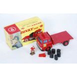 A Dinky Toys No.425 Bedford TK coal lorry, comprising of all red body with silver chassis and red