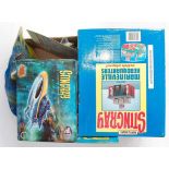 A collection of various boxed and carded Stingray and Terrafish playsets and diecast models to