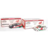 A Gamma Models 1/43 scale white metal resin kit built racing car group to include a Super Tourismo