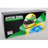 A Minichamps Ayrton Senna Racing Collection model No. 540911801 1/18 scale model of a Maclaren Honda