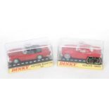 A Dinky Toys plastic cased diecast group, to include a No.116 Volvo 1800S, comprising of red body