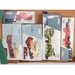 A Corgi heavy haulage 1/50 scale boxed commercial vehicle diecast group, five boxed as issued