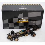 An Exoto Grand Prix Classics 1/18 scale model of a Lotus Ford Type 72D John Player Special Formula