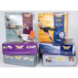 Six various boxed mixed scale Corgi Aviation Archive military aircraft diecast, all appear as issued