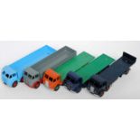Five various repainted and reconditioned Dinky Toy Foden diecast commercial vehicles to include a