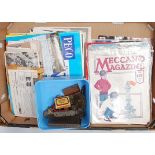 One box containing a quantity of various model collecting paperwork and leaflets, also sold with a