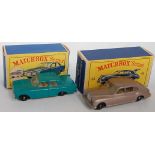 A Matchbox Regular Wheels boxed saloon diecast group to include No. 44B Rolls Royce Phantom V,