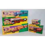 Five various boxed Corgi Classics The Showman range, circus related diecasts, and accessories to