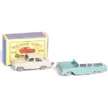 A Matchbox loose and boxed diecast group, two examples to include a No. 30A Ford Prefect