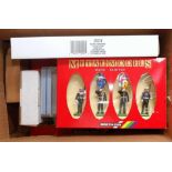 A collection of various boxed Britains mixed issue Royal Marines military figure group to include