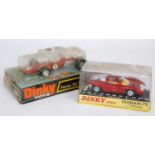 A Dinky Toys plastic cased and bubble packed racing diecast group to include a Dinky No 220