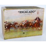 A boxed mid 20th century Chad Valley Escalado Race Set, appears complete in the original labelled