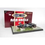 A Carousel 1 1/18 scale model of a No. 4751 AAR Eagle 1967 Grand Prix of Belgium Spa winner,