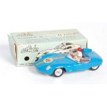 A Solido 1.43 scale boxed model of a DB Panhard race car comprising blue body with red interior