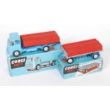 A Corgi Toys boxed commercial vehicle diecast group, to include No.457 ERF Model 44G platform