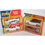 A Dinky Toys window boxed saloon group, four examples to include 3x No.123 Princess 2200 HL