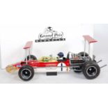 An Exoto Grand Prix Classics 1/18 scale model of a Graham Hill Lotus Ford type 49B F1 race car