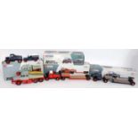 A Corgi Classics heavy haulage 1/50 scale road transport diecast group, four boxed examples to