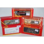 Five Hornby tank locos. in mostly poor boxes includes GWR pannier, LNER J83, LNER J52 and two