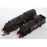 Hornby Dublo 3-rail L17 and EDL 18 tank engines both BR lined black (G)