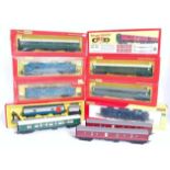 Mixed lot of Triang and Hornby R751 BR blue class 37 diesel locomotive (G-BG) R3067 Railroad BR blue
