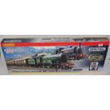 A Hornby digital R1097 East Coast Pullman trainset containing LNER green class B12 engine and