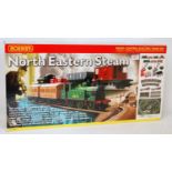 Hornby R1030 North Eastern Steam radio control train set, contents appear complete (M-BM)