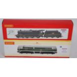 A Hornby R2382 factory weathered BR lined black class 5 engine and tender No. 44666 (NM-BNM),