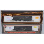 One Dapol and one Mainline LNER black 0-6-2 tank engines (G-BG)