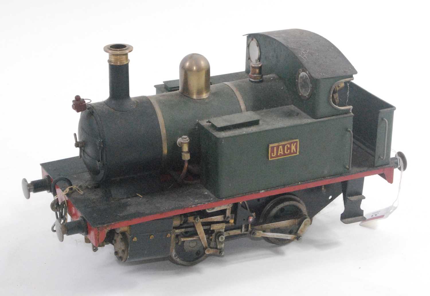 From Reeves castings and to LBSC designs 0-4-0 tank locomotive TICH, in 3½" gauge, finished in