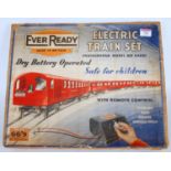 An Ever Ready battery operated Ref. T910 underground train set, with instructions, appears