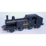 A brass/whitemetal kit built 2-4-2 tank engine, class F8 black as LNER No. 8093 with No. 423 on