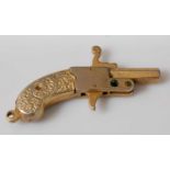 An early 20th century Austrian miniature working pin fire pistol,