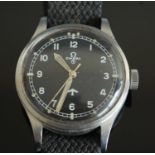 A Gentleman's Omega Military Issue steel cased Pilot/Navigators wristwatch