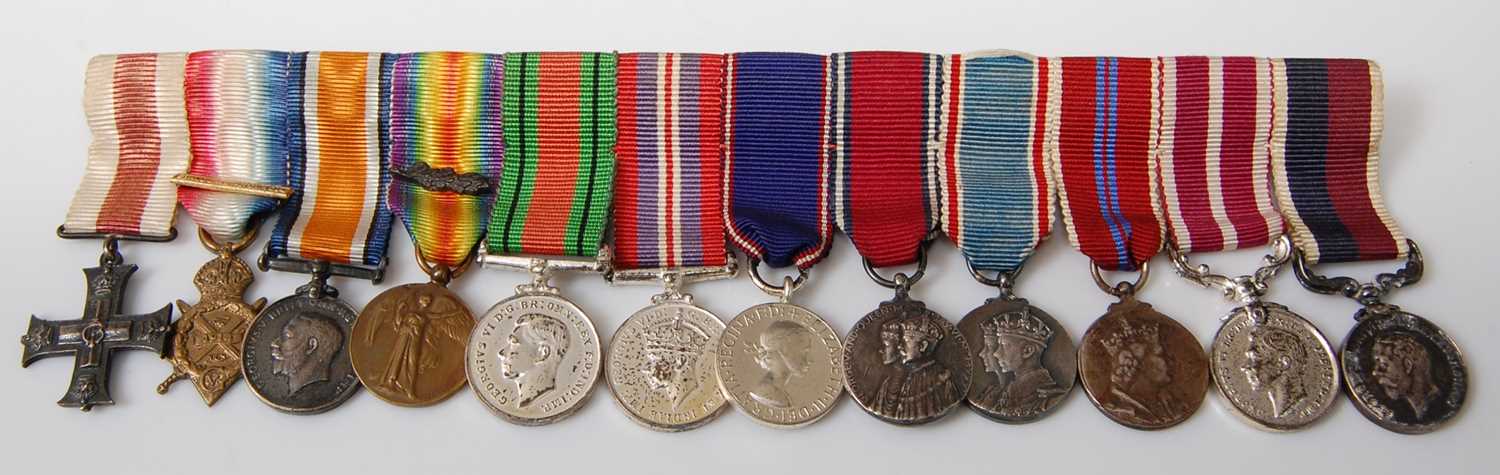 A group of twelve miniature medals to include