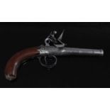 An 18th century flintlock boxlock pistol,