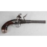 David Wynn of London, an 18th century Queen Anne flintlock pistol,