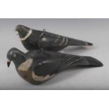 An early 20th century carved and painted pine decoy
