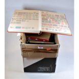 A large collection of stamps mainly contained in albums and being 20th century examples, together