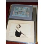 Assorted pictures and prints, to include after L.S. Lowry