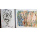 Peter Reid - assorted artworks, to include abstract studies, female nude etc
