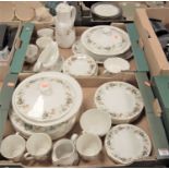 A Royal Doulton part tea and dinner service, in the Larchmont patternCondition report: Generally