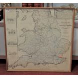 A Cheffins's map of The English and Scotch Railways, 5th edition, London published by Charles F.