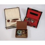 A collection of miscellaneous items, to include a lady's faux tortoiseshell dressing table set,