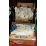 A quantity of dolls clothes, kid leather gloves, etcCondition report: Over 30 pieces. Mixed