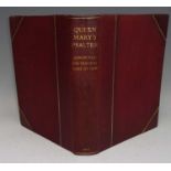 WARNER, Sir George. Queen Mary’s Psalter……. British Museum, 1912. Folio. Half leather binding,