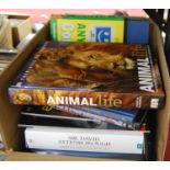 A box of miscellaneous books, to include natural history and biographies etc