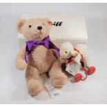A Steiff Cosy-ear teddy-bear, EAN 664847; together with a Steiff Linda Lamb pull-along toy (2)
