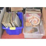Two boxes of miscellaneous LPs, to include Kenny Rogers, Dom Williams, John Denver, Tom Jones,